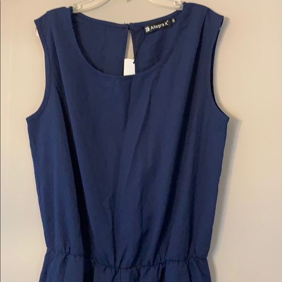 Navy Romper - Picture 2 of 7